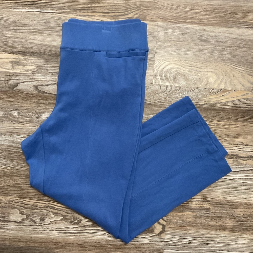 Lane Bryant Blue Stretch High Rise Pull On Ankle Pants 16
